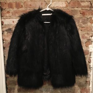 & other stories faux fur coat
